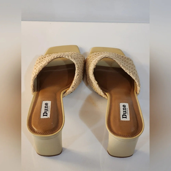 Dune London March Stylish Tan Mules Size 7 - Picture 7 of 13